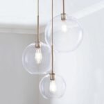 Loft Moderne Pendentif Lumière Original Dégradé Boule De Verre Suspension Lampes De Plafond Cuisine Lustre Salle À Manger Salon Luminaire