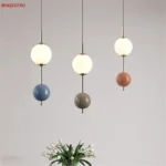 Élégance Suspendue – Lustre LED Moderne en Forme de Gourde – Image 4