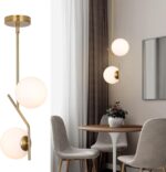 Lustre Moderne à Une Lumière Noire – Suspension Décorative d’Intérieur – Image 5