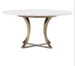 Meubles de luxe de forme ronde Table à manger de cuisine