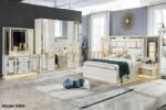 Ensemble de Chambre Impérial – Design Blanc et Doré