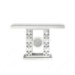Nouvelle console de luxe moderne en verre miroir étincelant imitation diamant, table console