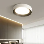 Lustre nordique qiyimei éclairage intérieur lumières circulaires – Image 3