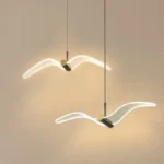 Suspension LED Mouette – Élégance Aérienne pour votre Intérieur ( chambre-salon-couloir) – Image 2