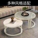 able Basse Ronde Pliante en Bois Massif – Légèreté & Luxe Moderne – Image 3