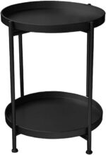 Table d'appoint de canapé, Table Basse Petite Table à thé canapé Rond Table d'appoint Ronde Chambre à Coucher – Image 6