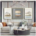 Toile Murale Élégance Florale – Tableau Décoratif Imperméable Style Botanique – Idéal pour Intérieur Chic et Moderne