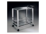 Chariot de service de luxe Casa Padrino argenté 74 x 49 x H. 78 cm - Chariot de service pour hôtel, restaurant et traiteur - Accessoires de luxe – Image 2