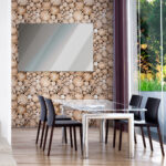 Sticker Papier Peint Effet Rondins de Bois – Kansas Mat ROS