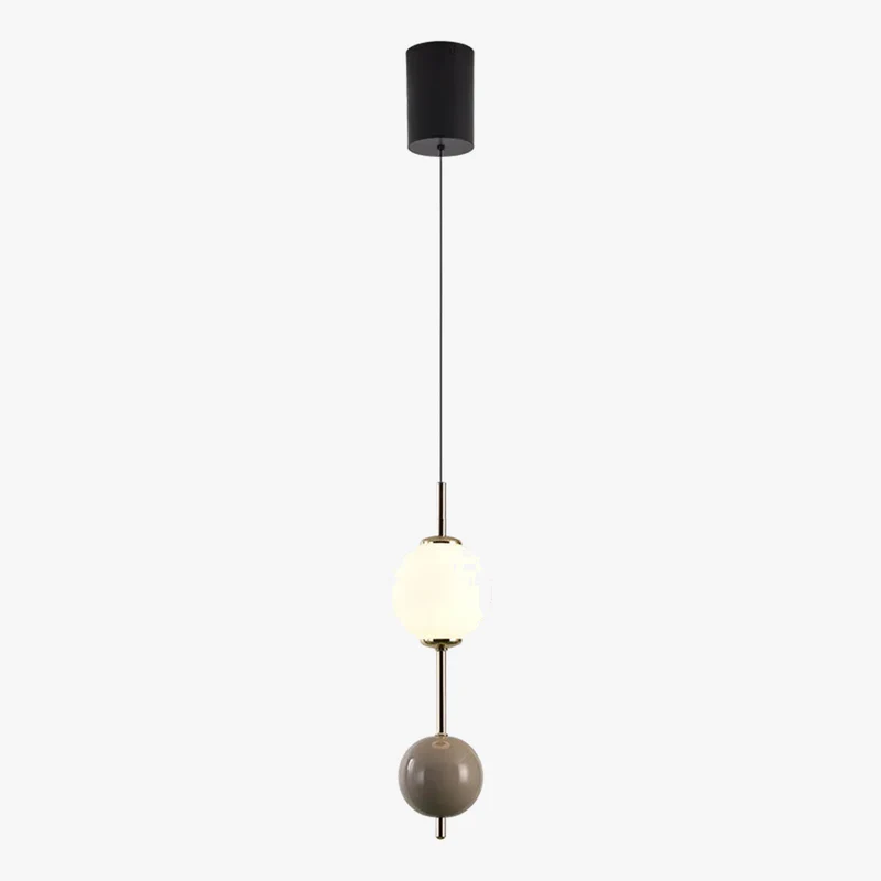Élégance Suspendue – Lustre LED Moderne en Forme de Gourde – Image 1
