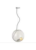 lustre en verre claire, douce
