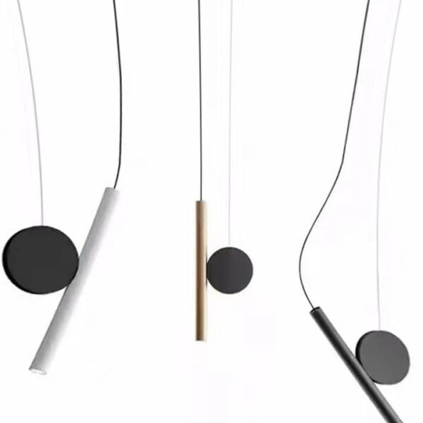 Oblique Suspension K Line Lampe Moderne Minimaliste Bar Restaurant Suspension Lampe Personnalité Créative Salon Réception Chambre Chevet LED Petit Lustre Éclairage