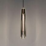 Luminaire suspendu en verre de cristal industriel style nordique simple suspendu plafonnier moderne LED luminaires suspendus luminaire créatif simple goutte...