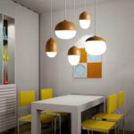 uspension moderne en forme de noyer blanc pour ferme, cuisine, îlot, miroir, phare mural, – Image 4
