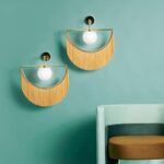Applique murale à pampilles en verre, compatible avec les luminaires LED de salon et de chambre à coucher, lustre – Image 5