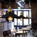 Luminaire suspendu de style rétro industriel, idéal pour une cuisine, une salle à manger ou un îlot de cuisine. – Image 3