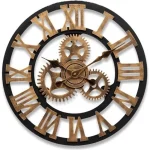 horloge-vintage-murale-chiffres-romains