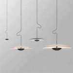 Suspension LED avec diffuseur en Bois pressé Dimmable Ginger – Image 2