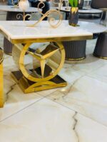 Table de Console en marbre écrasé, modèle de luxe européen – Image 2