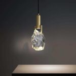 Lampe Suspendue Moderne dans la Table de Chevet, Petit Lustre en Cristal de Luxe Nordique Lig, Lampe Suspendue au Plafond