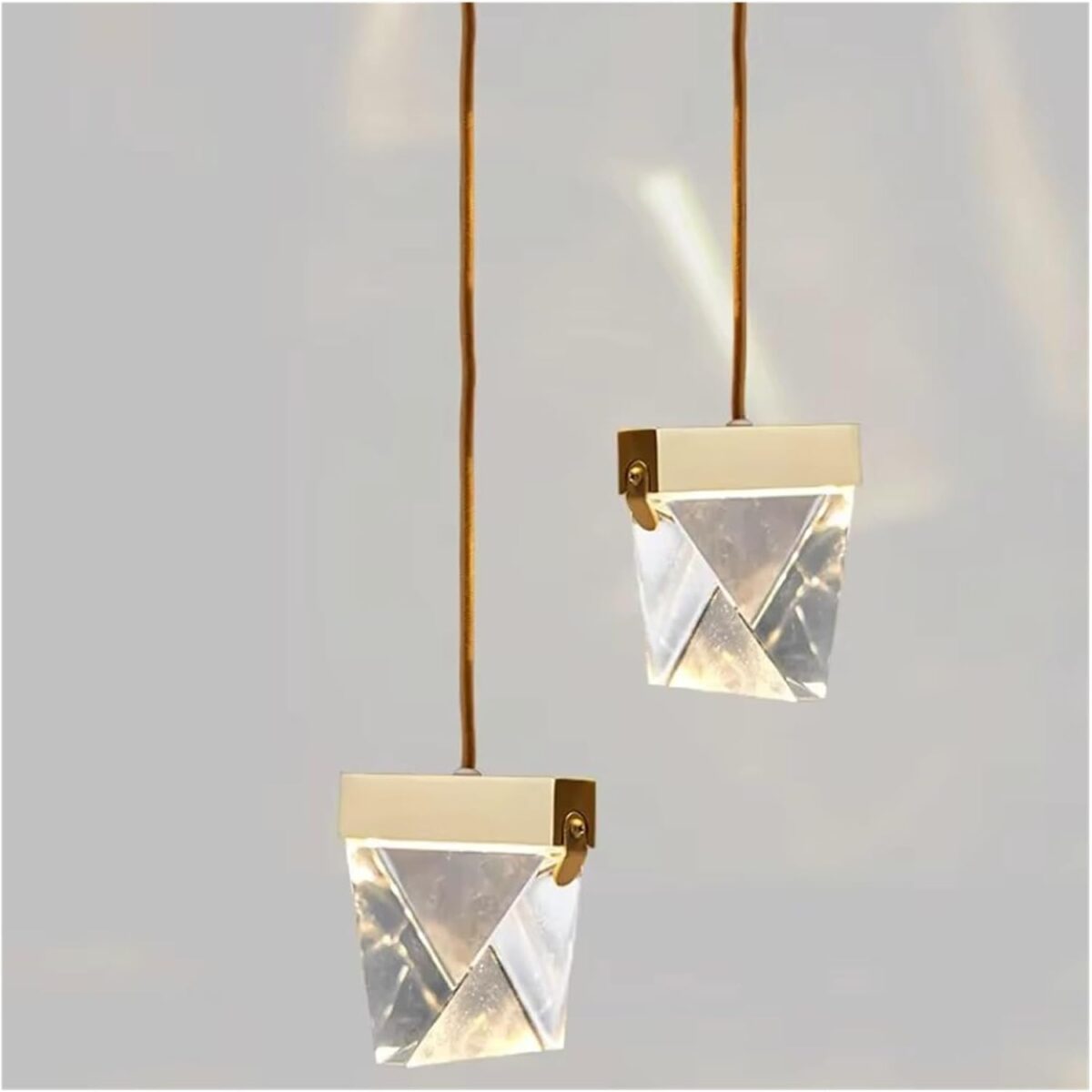 Suspensions de restaurant nordique éclairage en cristal moderne éclairage en cristal moderne – Image 1