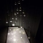 moderne  Verre Pendentif Lumière Nordique Fer Art Plafond Suspension Lampe Simplicité LED Puce – Image 4