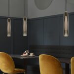 Luminaire suspendu en verre de cristal industriel style nordique simple suspendu plafonnier moderne LED luminaires suspendus luminaire créatif simple goutte... – Image 2