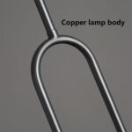 Lustre minimaliste MayNuo 14 W, verre blanc mat, luminaire moderne du milieu du siècle à 2 lumières avec finition en laiton brossé – Image 3