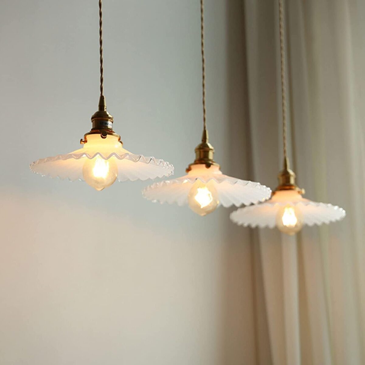 Pendentif Contemporain Pendentif Lumière Suspendue Hauteur Lampe d'artisille réglable – Image 3