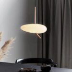 Danois Nordique Lustre Designer Restaurant Droplight Creative Flying Saucer Art Pendentif Lampe Personnalisé Minimaliste – Image 3