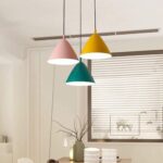 Lustre Trompette Nordique Luminaire De Conception Unique Lampe Suspendue Au Plafond Encastrée Suspension Industrielle – Image 4