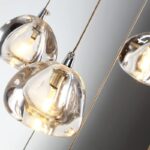 Lustres modernes Éclairage intérieur EscalierLed Lustre Compatible Lumières Décor Suspension, Lustre de Plafond Suspendu