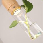 Lampes Suspendues Modernes à LED pour Plantes en Bois Bouteille en Verre Lustres Luminaire DéCor Industriel Lampe Suspendue éClairage – Image 3