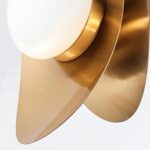 Nordique Américain Créatif Petit Lustre,Moderne Concis Lingot D'or Lustre – Image 2