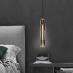 Luminaire suspendu en verre de cristal industriel style nordique simple suspendu plafonnier moderne LED luminaires suspendus luminaire créatif simple goutte... – Image 4