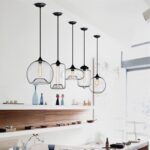 Luminaires suspendus avec abat-jour en verre transparent, luminaire de plafond Edison moderne - Luminaires de créateur, luminaires de plafond, luminaire... – Image 4