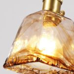 Petite suspension for restaurant japonais, éclairage suspendu en verre de chevet rétro américain, lampe, luminaire de plafond – Image 2