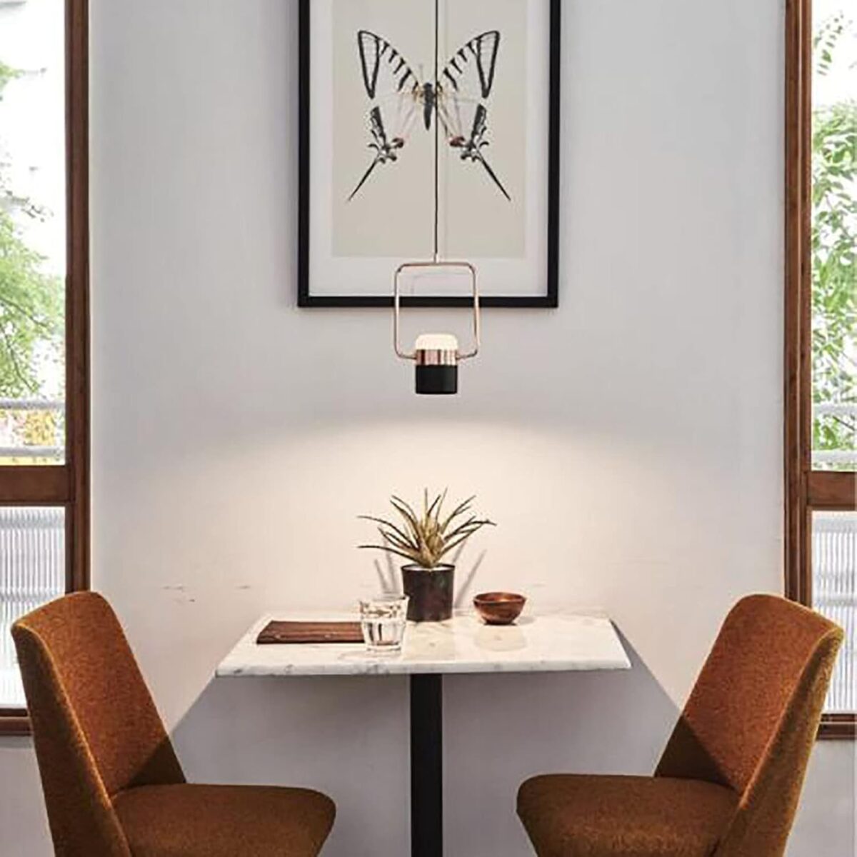 Rotation Led Lustre Rectangulaire Restaurant Studio Lampe Lustre Table à Manger,Lumière De Plafond Pour Bar Table Restaurant, – Image 5