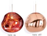 Lustre Luminaire LED Pendre moderne Lumière, lustre de verre de lave moderne Décoration
