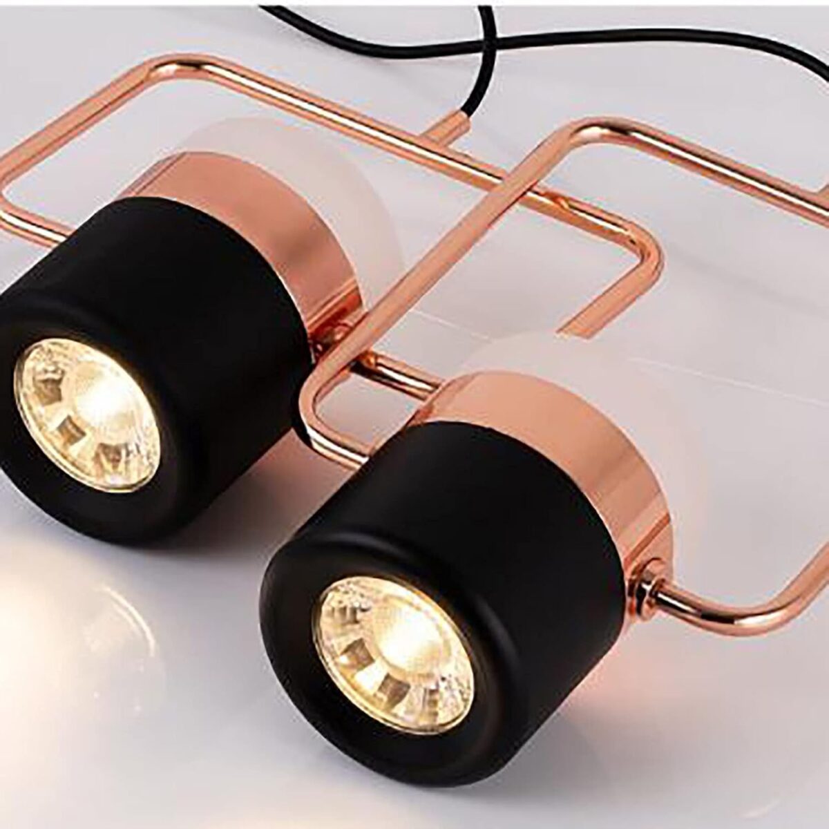 Rotation Led Lustre Rectangulaire Restaurant Studio Lampe Lustre Table à Manger,Lumière De Plafond Pour Bar Table Restaurant, – Image 4