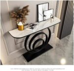 Table Console, Table Console Extra Longue, Table derrière Le canapé Moderne, Base Stable, étui Long décoratif, pour Espace de Travail à Domicile – Image 4