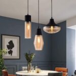 Éclairage décoratif pour la maison en verre Lampe à suspension simple petite table à manger moderne Éclairage décoratif pour la maison Lampe à suspension personnalité – Image 3