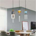 Modern Minimalist Pendant Light - Iron  Glass Chandelier for Dining Room, Bedroom – Image 4