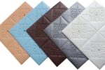 Stickers Muraux Brique Autocollant Papier Peint 3D Papier Imitation Brique de Pierre Amovible Décoradif Imperméable