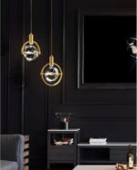 Suspension en Cristal K9 – Design Rétro Industriel avec LED Intégrée – Image 4