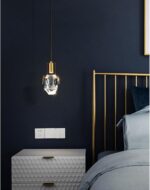Suspension en Cristal K9 – Design Rétro Industriel avec LED Intégrée – Image 3