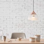 Lampe Lustre Moderne Minimaliste Tête Unique Pendentif Ht Créativité Base Verre Abat-jour Lustre Lampe Lustre Hauteur Réglable – Image 4