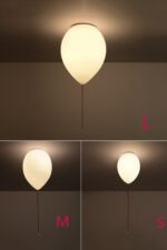 Plafonniers modernes à LED, chaleureux et romantique, en forme de ballon, luminaire décoratif de plafond – Image 3