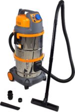 Aspirateur spécial plâtre 1400 W – Eau & poussière – Cuve inox 40 + 40 L – Modèle FAP1440
