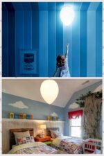 Plafonniers modernes à LED, chaleureux et romantique, en forme de ballon, luminaire décoratif de plafond – Image 2